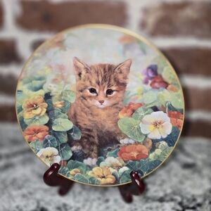 German Cat Plate..Vintage